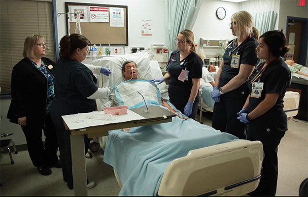 The WVC Foundation at Omak helps supply mannequins for nursing students to practice with.